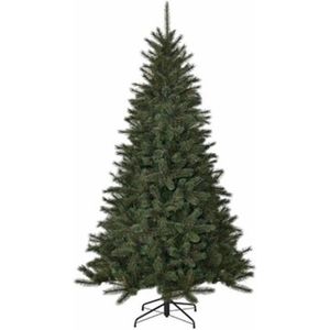 Kunst kerstboom groen met 511 tips - 155 cm - Groene kunst kerstbomen/kunstbomen