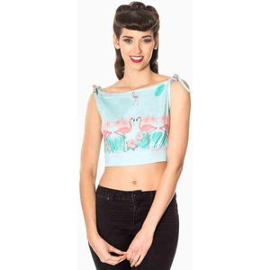 Dancing Days - GOING MY WAY Crop top - L - Blauw