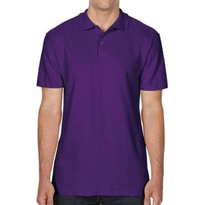 Gildan - Softstyle Piqué Polo - Purple maat 4XL