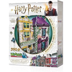 Madam Malkin’s and Florean Fortescue - Slug and Jiggers - Wrebbit 3D Puzzel - Harry Potter - 290 Stukjes