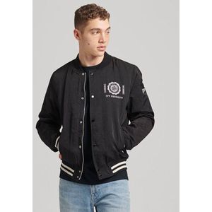 SUPERDRY Collegiate Basaeball Jas Mannen Zwart - Maat L