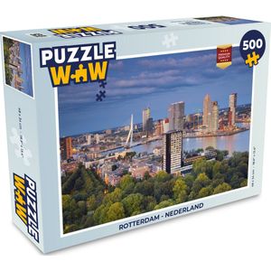 Puzzel Rotterdam - Nederland - Legpuzzel - Puzzel 500 stukjes
