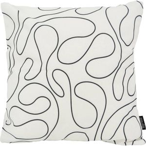 Lines Abstract Kussenhoes | Outdoor / Buiten | Katoen / Polyester | 45 x 45 cm