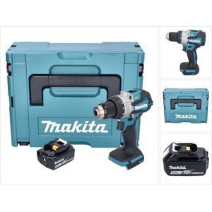 Makita DDF 489 G1J accuboormachine 18 V 73 Nm borstelloos + 1x oplaadbare accu 6.0 Ah + Makpac - zonder oplader