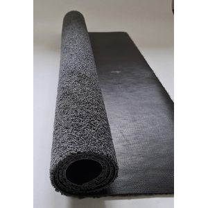 Hamat Twister Grijs|droogloopmat 125x150 zonder rand, Sterk absorberend anti slip