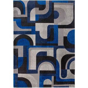 Vloerkleed Louis de Poortere Module Nuance Weimar Blue 9207 Vloerkleed - 200x280  -  -  Tapijt -  -