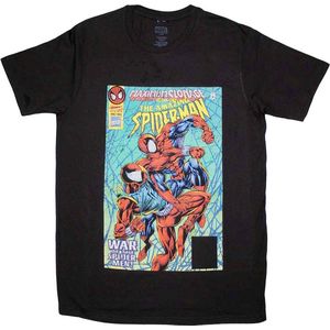 Marvel Spider-Man - War Of The Spider-Men Comic Cover Heren T-shirt - M - Zwart