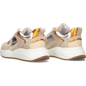 Omoda Charu Lage sneakers - Leren Sneaker - Dames - Beige - Maat 40