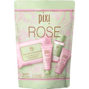 Pixi - Rose Beauty In A Bag - 40 ml + 2 x 15 ml + 10 st