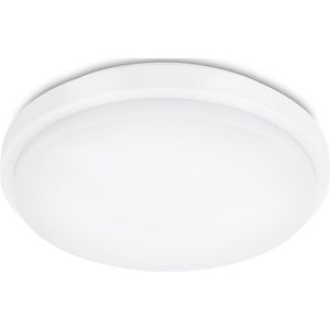 PROLIGHT plafondlamp - 28cm - 18W - LED integrated - IP40 - witte rand met witte diffuser