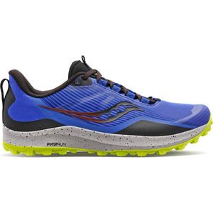 Saucony Peregrine 12 Heren - Sportschoenen - Hardlopen - Trail - blauw/wit