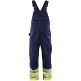 Blaklader High Vis bretelbroek 2662-1800 - Marine/High Vis Geel - C56