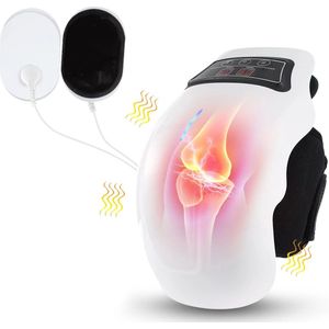 JustValue Knie Massage Apparaat - Infrarood Massageapparaat - Warmte - Draadloos - Kniebrace - Pijnbestrijding - Gewrichtspijn - Kniebrace