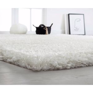 the carpet Willow – Langflor, hoogpolig vloerkleed, voor woonkamer en slaapkamer, modern, zacht, Cream, 200 x 290 cm