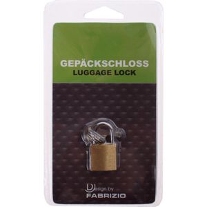 Fabrizio Bagageslot Goud/zilver 3,5 Cm