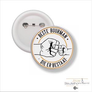 Button Met Speld 58 MM - Beste Buurman