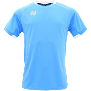 The Indian Maharadja Tech  Sportshirt - Maat XL  - Mannen - licht blauw/wit