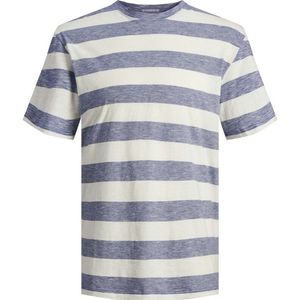 Jack & Jones Aruba Stripe Tee SS Crew NeckDazzling Blue BLAUW XL