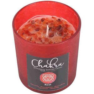 Something Different - Root Chakra Strawberry Crystal Chip Geurkaars - Rood
