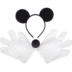 Carnival Toys Accessoireset Mickey Mouse Wit 4-delig One-size