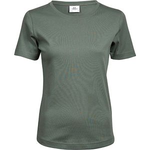Ladies Interlock T-Shirt - Leaf Green - 2XL - Tee Jays