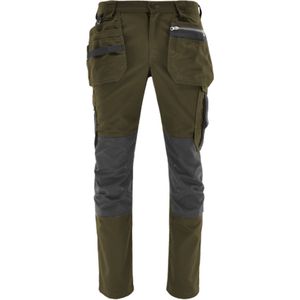 Sara4you Monter Comfort werkbroek cordura Olijf 20-567 - 52