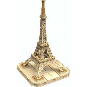 Premium Bouwpakket - Voor Volwassenen en Kinderen - Bouwpakket - 3D puzzel - Van Hout - Modelbouwpakket - DIY - Eiffeltoren