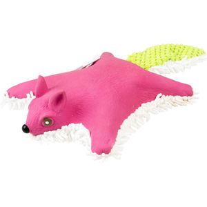 Duvoplus - Speelgoed Voor Dieren - Hond - Pluche & Latex Vliegende Eekhoorn 31x17x5cm Paars/groen - 1st