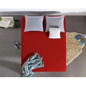 Hoogwaardige Jersey Hoeslaken Rood | 80x200 | 135 Gram| Zacht En Comfortabel