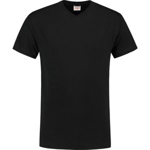 Tricorp T-shirt V-hals - Casual - 101007 - Zwart - maat S