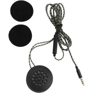 2 stuks TPE helm headset hoofdtelefoon luidsprekers ondersteuning handsfree bellen voor motorfietsen