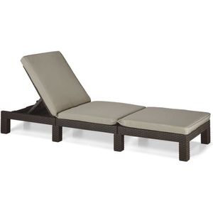 Solstol Allibert by KETER Daytona 195 x 65 x 25,5 cm Bruin