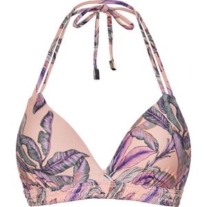 Beachlife Tropical Blush Halter bikinitop met beugel Dames - Maat 40B