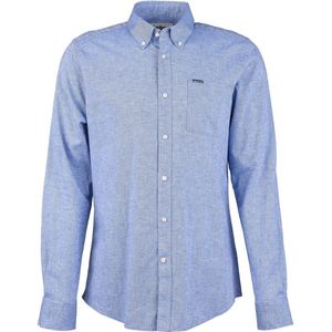 Barbour Overhemd Lichtblauw - Heren Nelson Tailored Shirt MSH5090BL33