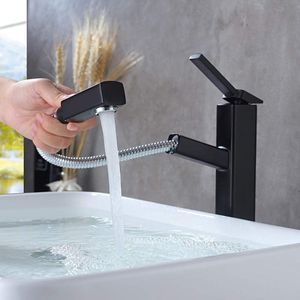 Goodivery ® Fraaie Wastafelkraan met Uittrekbare Sproeier voor Gemakkelijk en Efficiënt Gebruik in de Badkamer