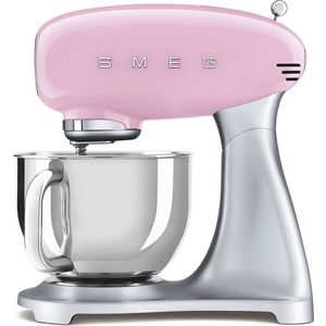 Smeg 50's Retro Stijl - Keukenmachine - Roze - Zilver