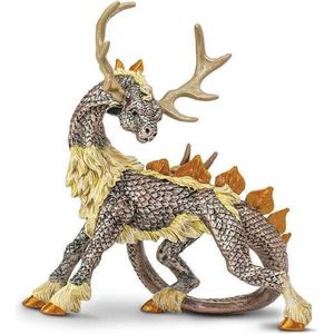 Safari Speelfiguur Draak Junior 12 X 10 X 13,5 Cm Zilvergrijs