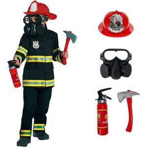 Morph Kids brandweerman kostuum, Halloween kostuums voor jongens, brandweerman kostuum kinderen, kinder brandweerman kostuum, brandweerman outfit Kids Medium