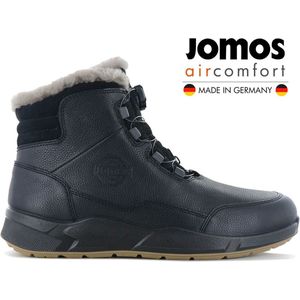 JOMOS Akzent - Heren Winter Laarzen Boots Schoenen Gevoerd met lamsvel in leer SCHWARZ 325507 - Maat EU 47 UK 12