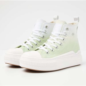 KAYA FLOW MID Dames sneakers hoog - Licht groen gradient - maat 37