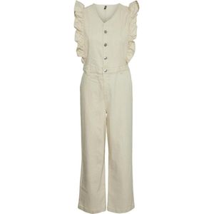 Pieces Broek Pcmuji Sl Denim Undyed Jumpsuit Pa 17147918 Raw Cotton Dames Maat - S