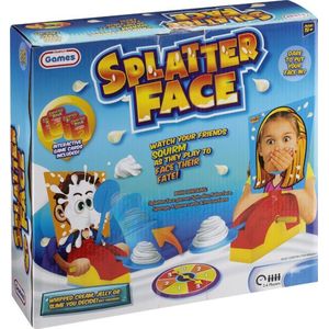 Hilarisch actiespel van Grafix | Splatter Face - Slagroom spel | Geschikt voor 2-4 spelers