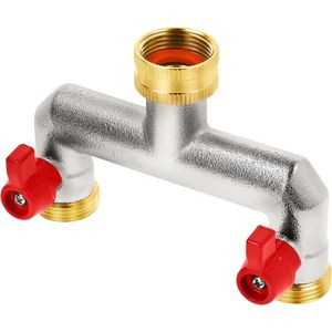 kogelkraan / Premium kogelkraan - universele waterkraan voor de tuin / uitloop buitenkraan / Premium tuinkraan / water tap for the garden