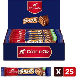 Côte d'Or Snax big size - gepofte rijst - 60g x 25