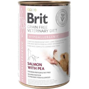 Brit Grain Free Veterinary Diet Hypoallergenic Blik - 6 x 400 gram