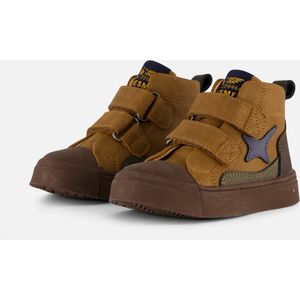 Shoesme Velcro Sneakers cognac Leer - Heren - Maat 23