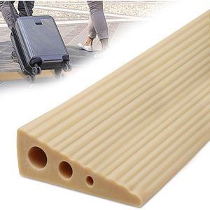 Drempelhelling 100 x 6,5 x 2,5 cm - Antislip Oprijplaat voor Rolstoel, Kinderwagen en E-scooter