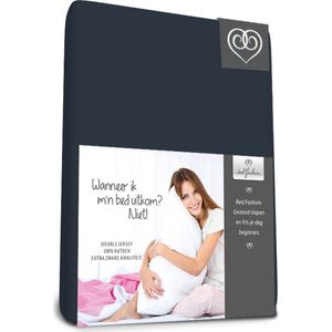 Bed-Fashion - Dubbel Jersey - Splittopper - 180 x 210 cm - Marine