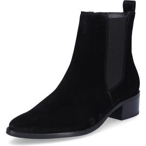 Paul Green 8271 Enkellaarsjes - Enkelboots met rits - Dames - Zwart - Maat 37,5