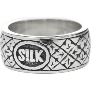 SILK Jewellery - Zilveren Ring - Crossline - 133.21 - Maat 21,0